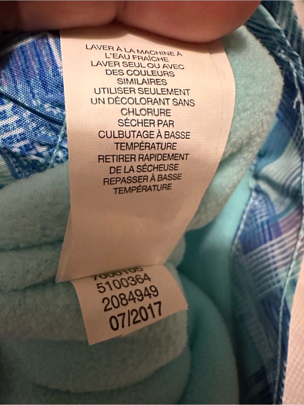 The Children's Place Blue Geometric Print Snow Pants - Picture 5 of 5